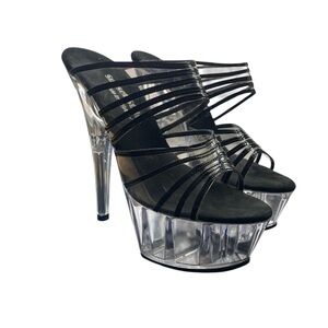 Sunset Strip 6” Clear Stilettos 5
